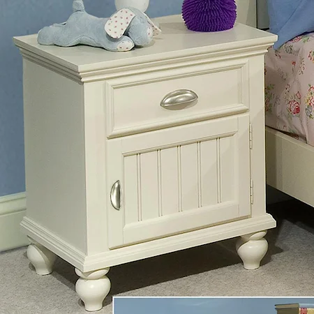 Door Night Stand with 1 Drawer